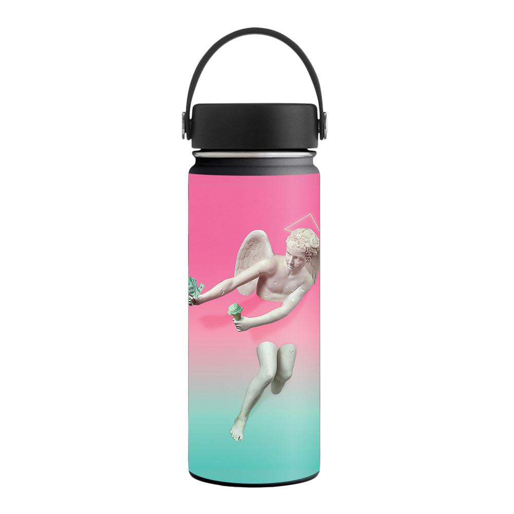 Picture of MightySkins HFWI18-Money And Pistachio Skin for Hydro Flask 18 oz Wide Mouth - Money & Pistachio