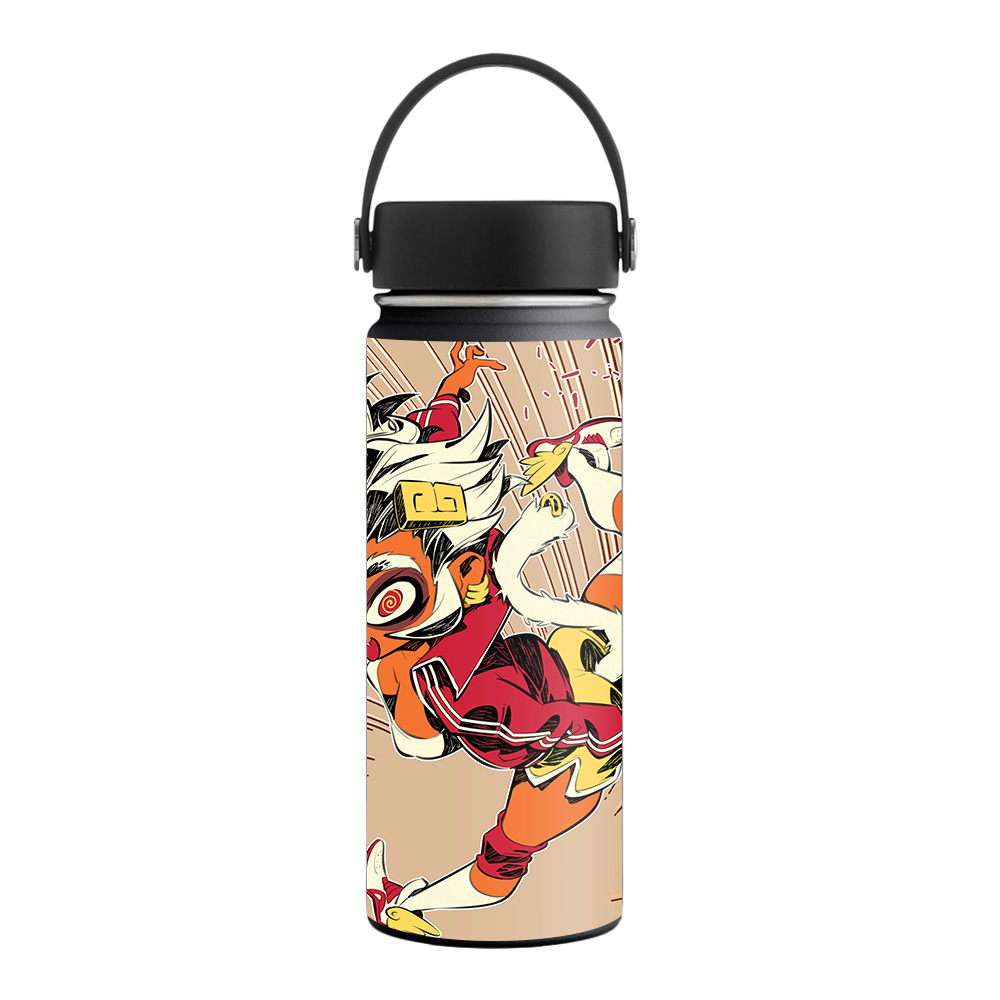 Picture of MightySkins HFWI18-Monkey Girl Skin for Hydro Flask 18 oz Wide Mouth - Monkey Girl