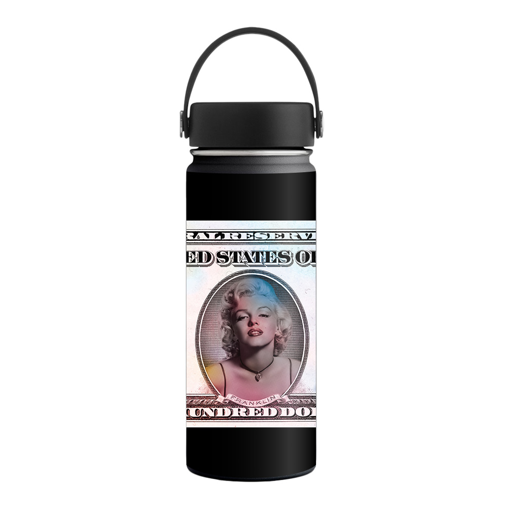 Picture of MightySkins HFWI18-Monroe Currency Skin for Hydro Flask 18 oz Wide Mouth - Monroe Currency