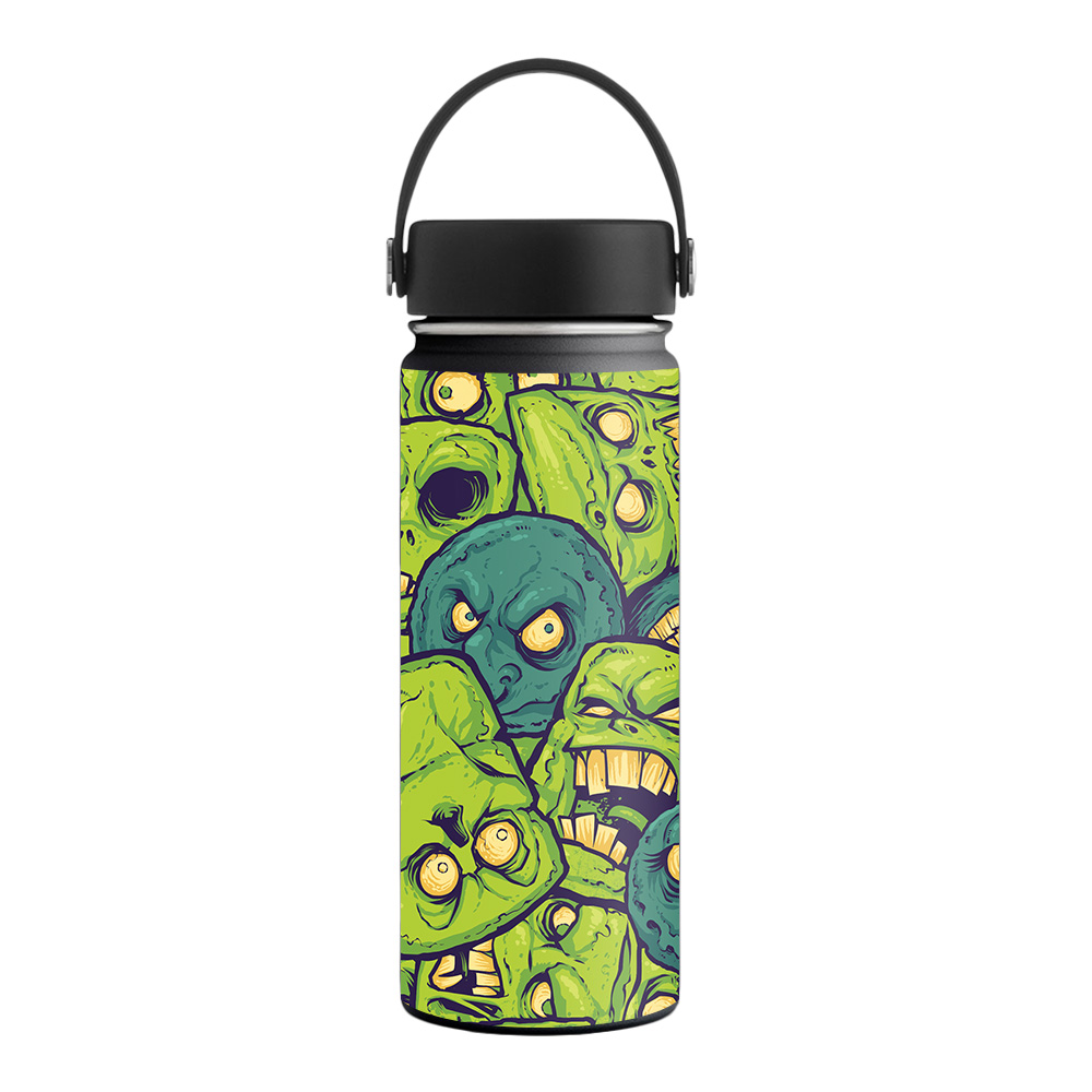 Picture of MightySkins HFWI18-Monster Pattern Skin for Hydro Flask 18 oz Wide Mouth - Monster Pattern