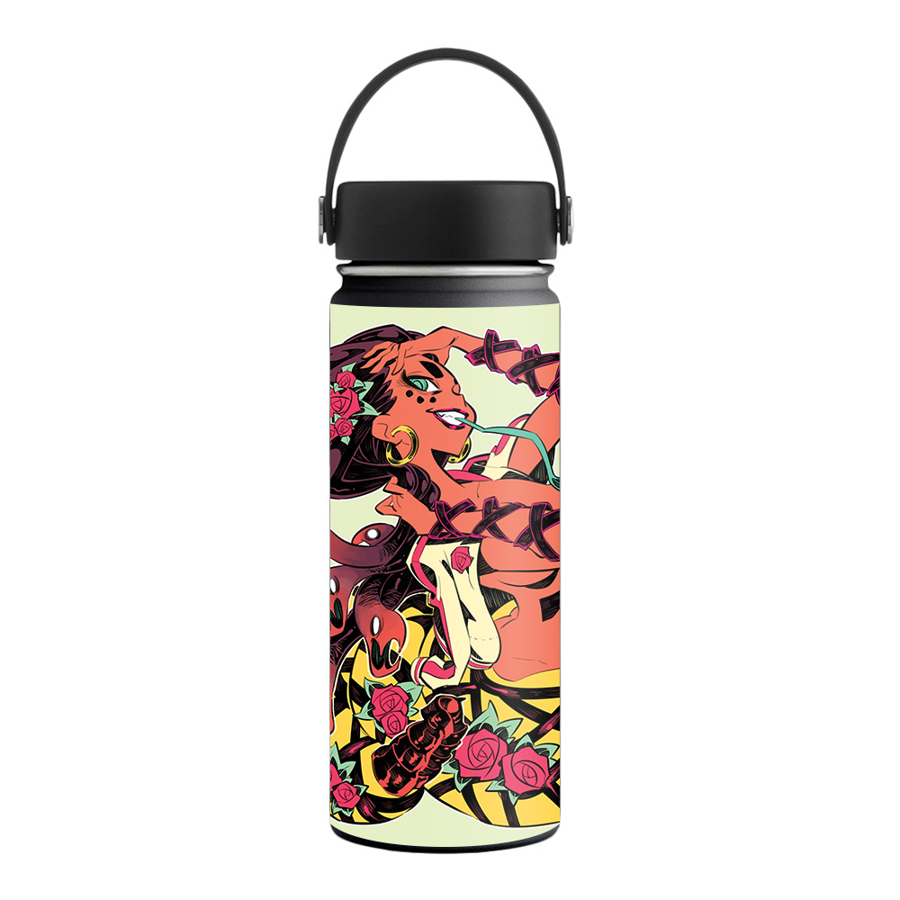Picture of MightySkins HFWI18-Naga Skin for Hydro Flask 18 oz Wide Mouth - Naga