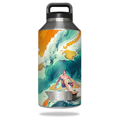 Picture of MightySkins YERABOT64-Acid Surf Skin for Yeti Rambler Bottle 64 oz - Acid Surf