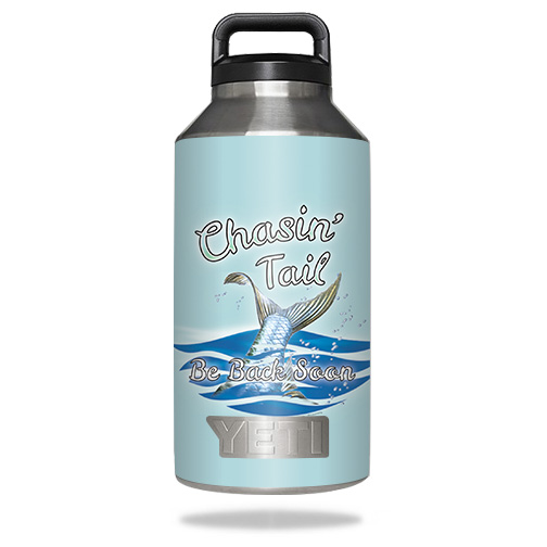 Picture of MightySkins YERABOT64-Chasin Tail Skin for Yeti Rambler Bottle 64 oz - Chasin Tail