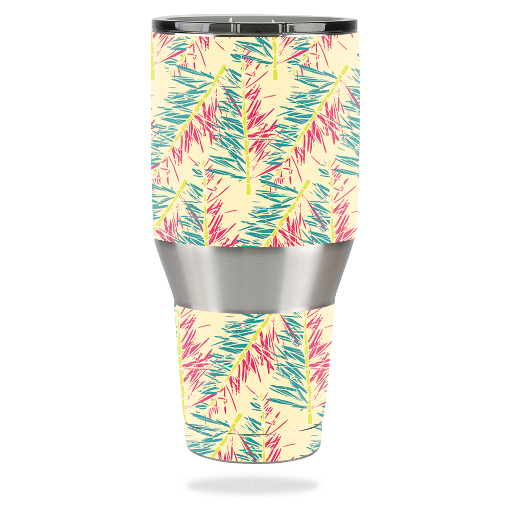 Picture of MightySkins OZTUM40-Electric Palms Skin for Ozark Trail 40 oz Tumbler Wrap Cover Sticker - Electric Palms