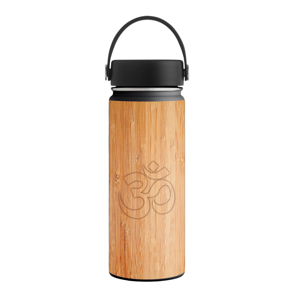 Picture of MightySkins HFWI18-Bamboo Ohm Skin for Hydro Flask 18 oz Wide Mouth - Bamboo Ohm