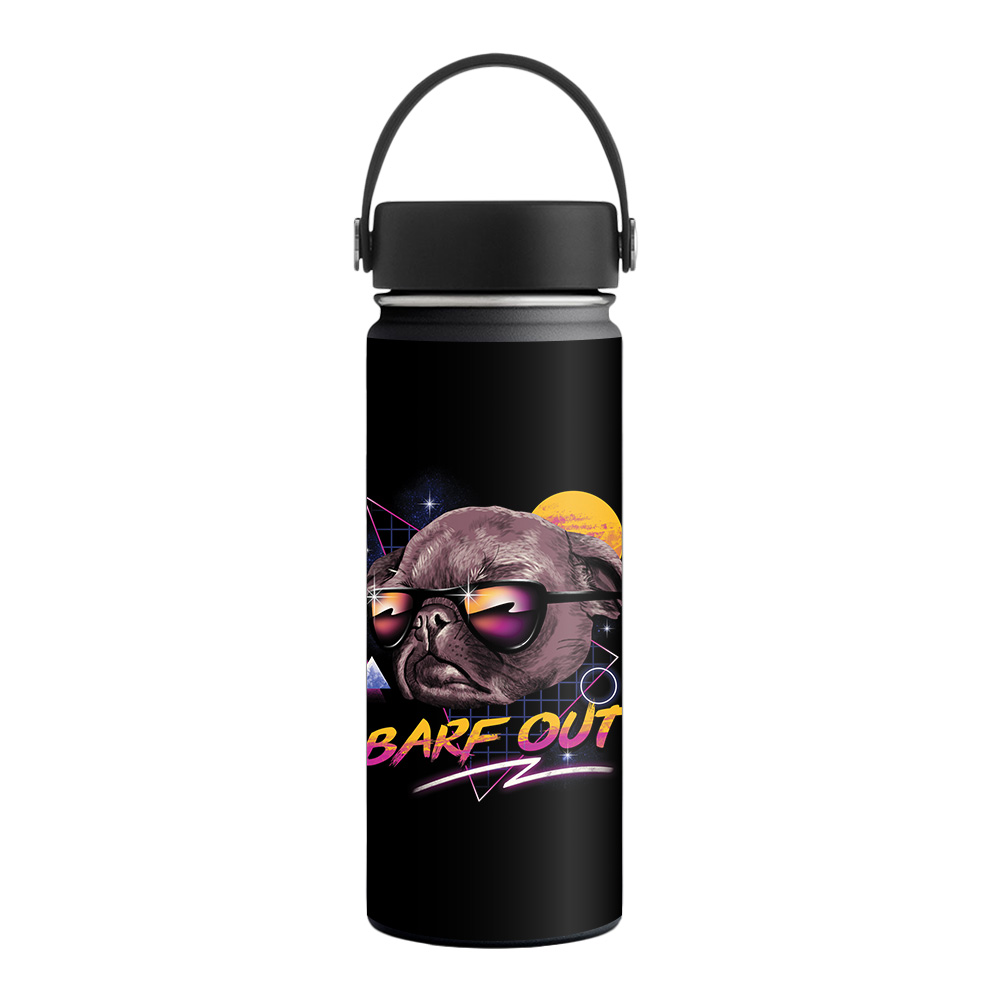 Picture of MightySkins HFWI18-Barf Out Skin for Hydro Flask 18 oz Wide Mouth - Barf Out