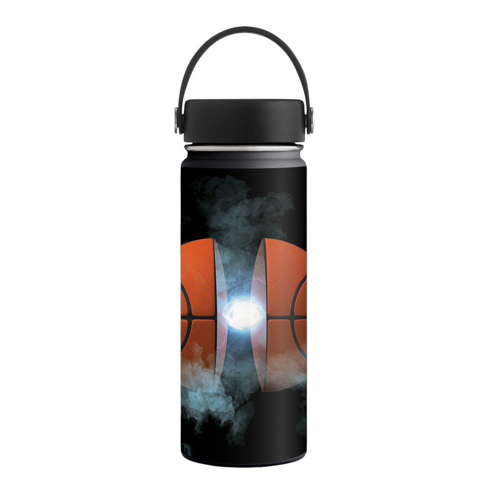 Picture of MightySkins HFWI18-Basketball Orb Skin for Hydro Flask 18 oz Wide Mouth - Basketball Orb