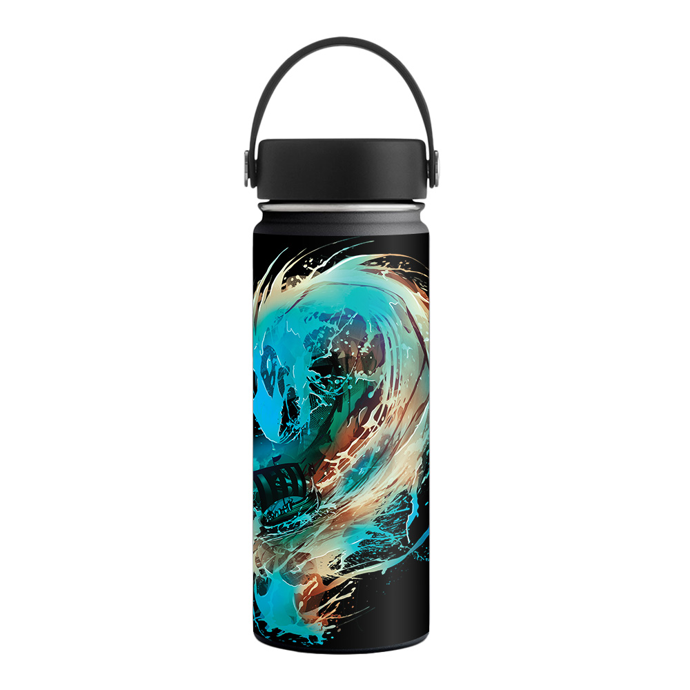 Picture of MightySkins HFWI18-Big Wave Skin for Hydro Flask 18 oz Wide Mouth - Big Wave