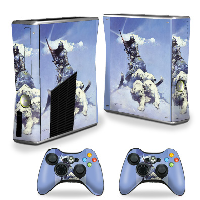 MightySkins XBOX360S-Silver Warrior
