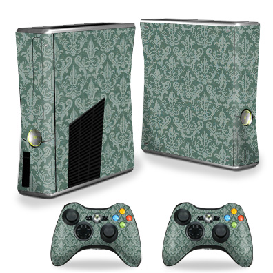 MightySkins XBOX360S-Teal Damask