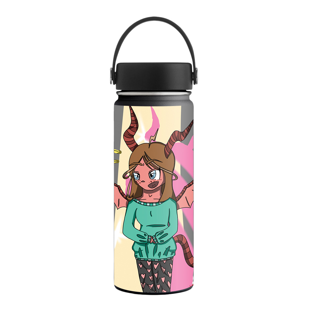 Picture of MightySkins HFWI18-Demon Child Skin for Hydro Flask 18 oz Wide Mouth - Demon Child