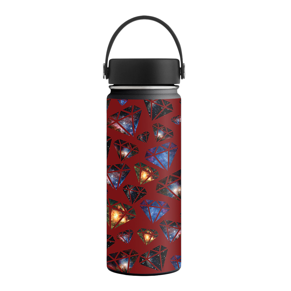 Picture of MightySkins HFWI18-Diamond Galaxy Skin for Hydro Flask 18 oz Wide Mouth - Diamond Galaxy