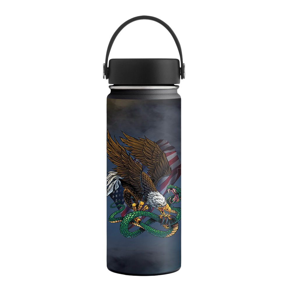 Picture of MightySkins HFWI18-Dont Tread Eagle Skin for Hydro Flask 18 oz Wide Mouth - Dont Tread Eagle