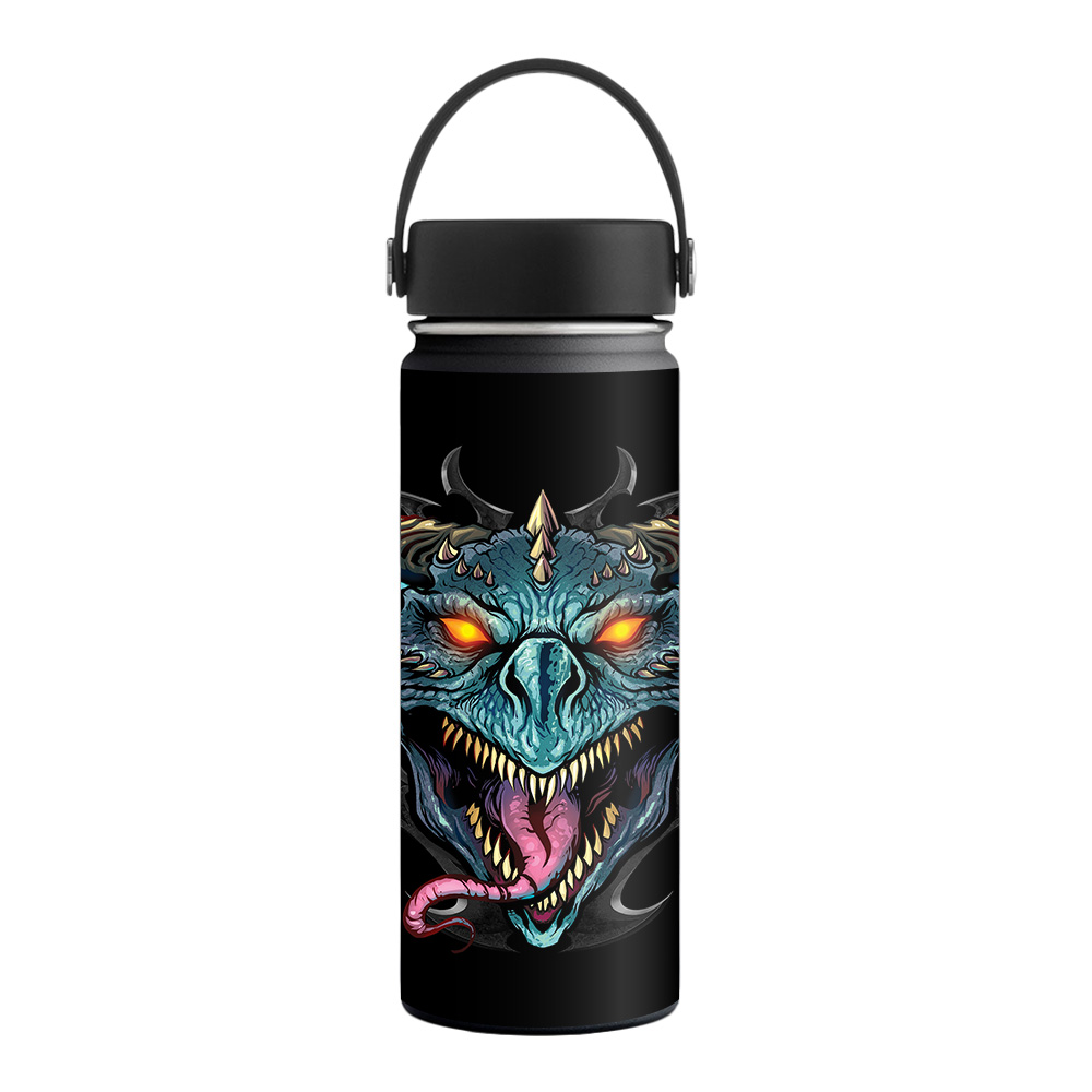 Picture of MightySkins HFWI18-Dragon Head Skin for Hydro Flask 18 oz Wide Mouth - Dragon Head
