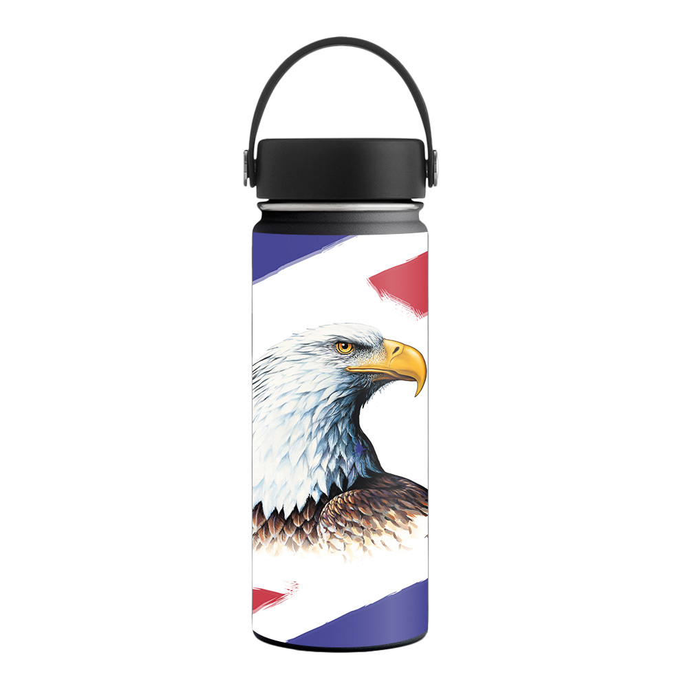 Picture of MightySkins HFWI18-Eagle Head Skin for Hydro Flask 18 oz Wide Mouth - Eagle Head