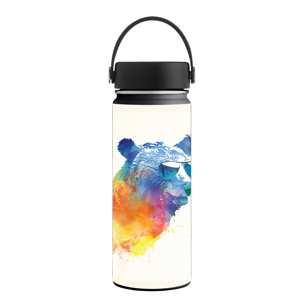 Picture of MightySkins HFWI18-Sunny Bear Skin for Hydro Flask 18 oz Wide Mouth - Sunny Bear