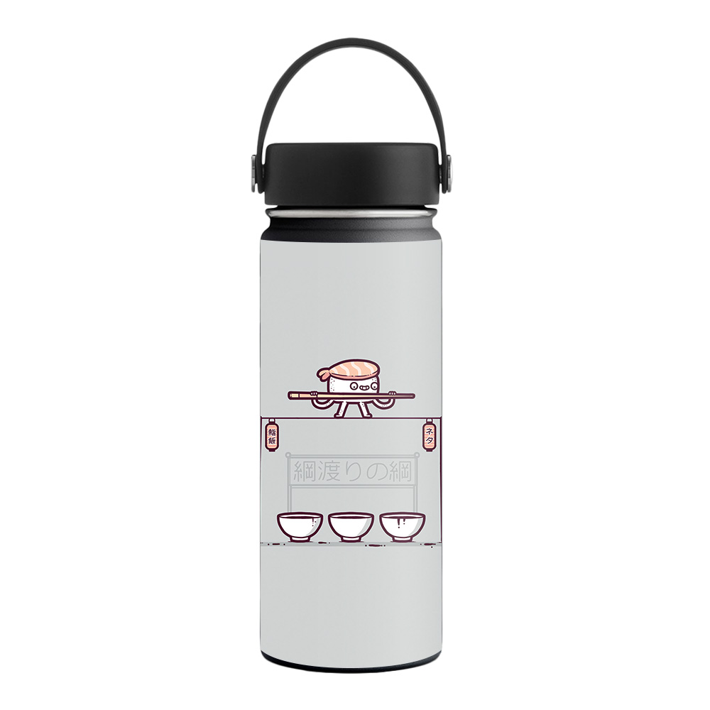 Picture of MightySkins HFWI18-Sushi Tightrope Skin for Hydro Flask 18 oz Wide Mouth - Sushi Tightrope