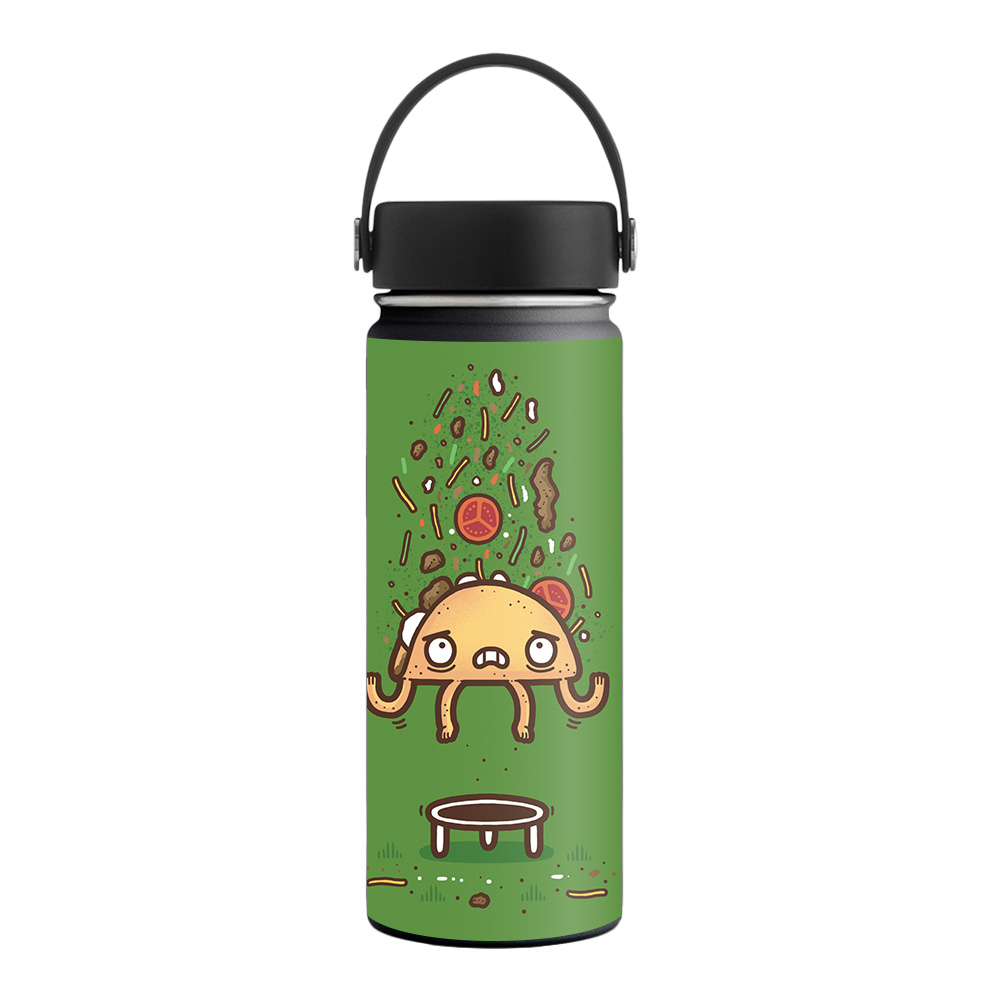 Picture of MightySkins HFWI18-Taco Trampoline Skin for Hydro Flask 18 oz Wide Mouth - Taco Trampoline