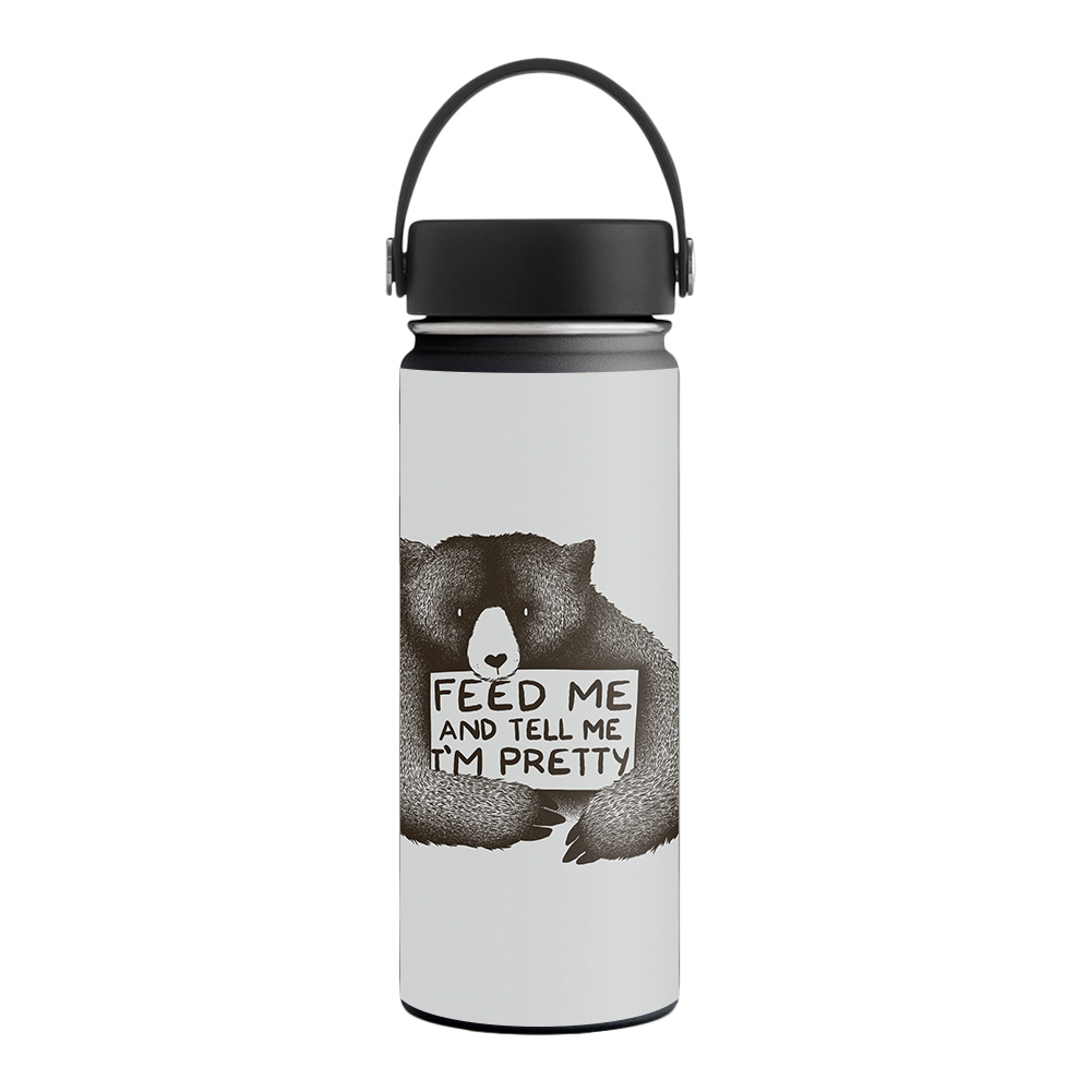 Picture of MightySkins HFWI18-Tell Me Im Pretty Skin for Hydro Flask 18 oz Wide Mouth - Tell Me Im Pretty