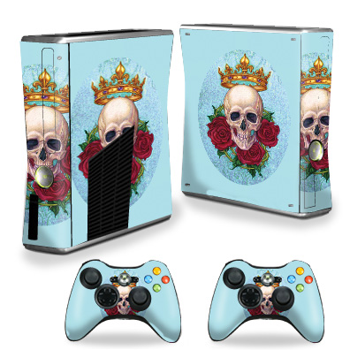 XBOX360S-Fancy Skull Skin for Xbox 360 S Console - Fancy Skull -  MightySkins