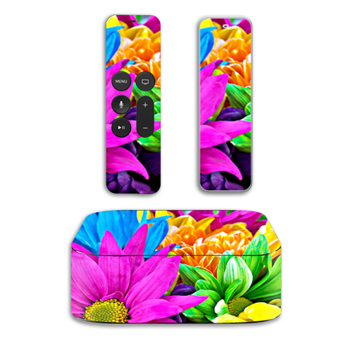 MightySkins APTV4-Colorful Flowers