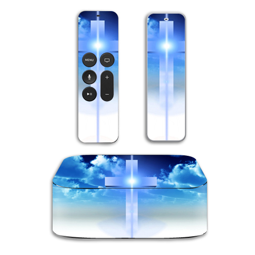 Picture of MightySkins APTV4-Cross Skin for Apple TV 4th Gen 2015 Wrap Cover Sticker - Cross