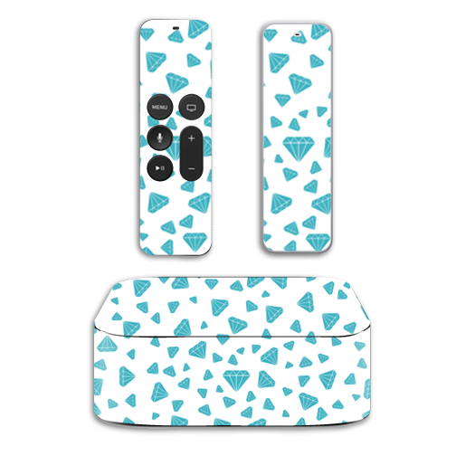 Picture of MightySkins APTV4-Diamonds Skin for Apple TV 4th Gen 2015 Wrap Cover Sticker - Diamonds