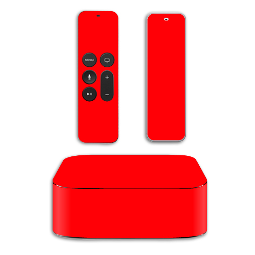 Picture of MightySkins APTV4-Glossy Red Skin for Apple TV 4th Gen 2015 Wrap Cover Sticker - Solid Red