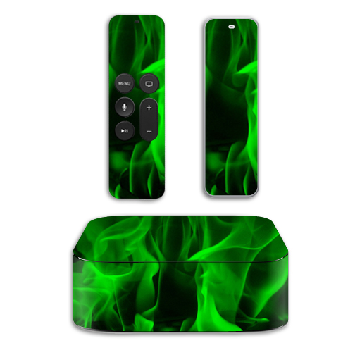 MightySkins APTV4-Green Flames