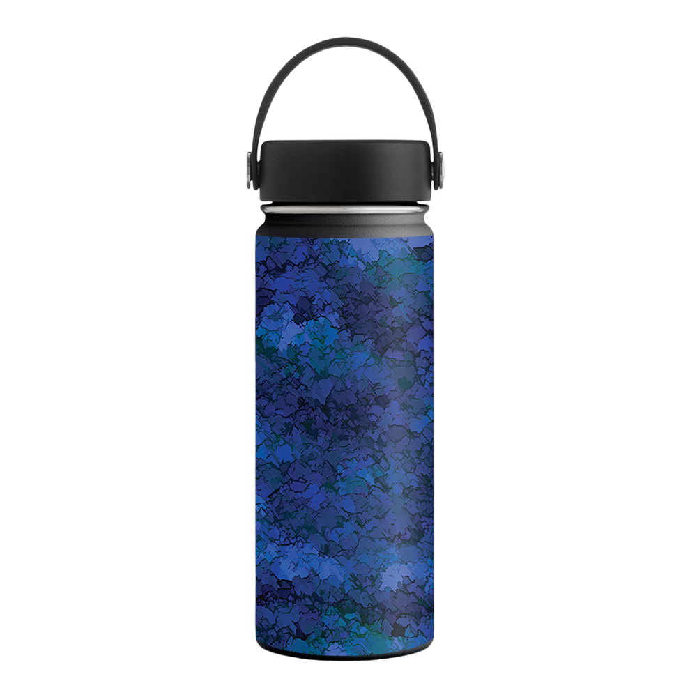 Picture of MightySkins HFWI18-Blue Ice Skin for Hydro Flask 18 oz Wide Mouth - Blue Ice