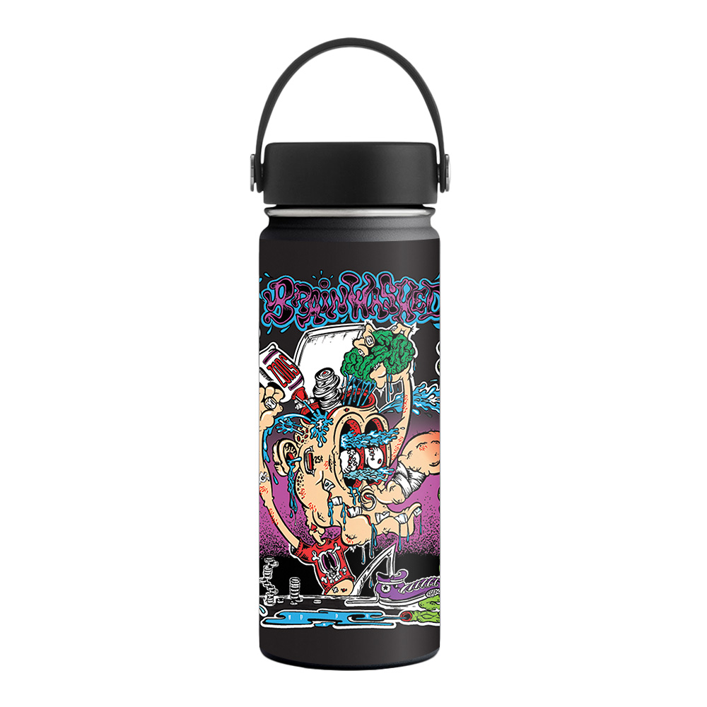 Picture of MightySkins HFWI18-Brainwashed Skin for Hydro Flask 18 oz Wide Mouth - Brainwashed