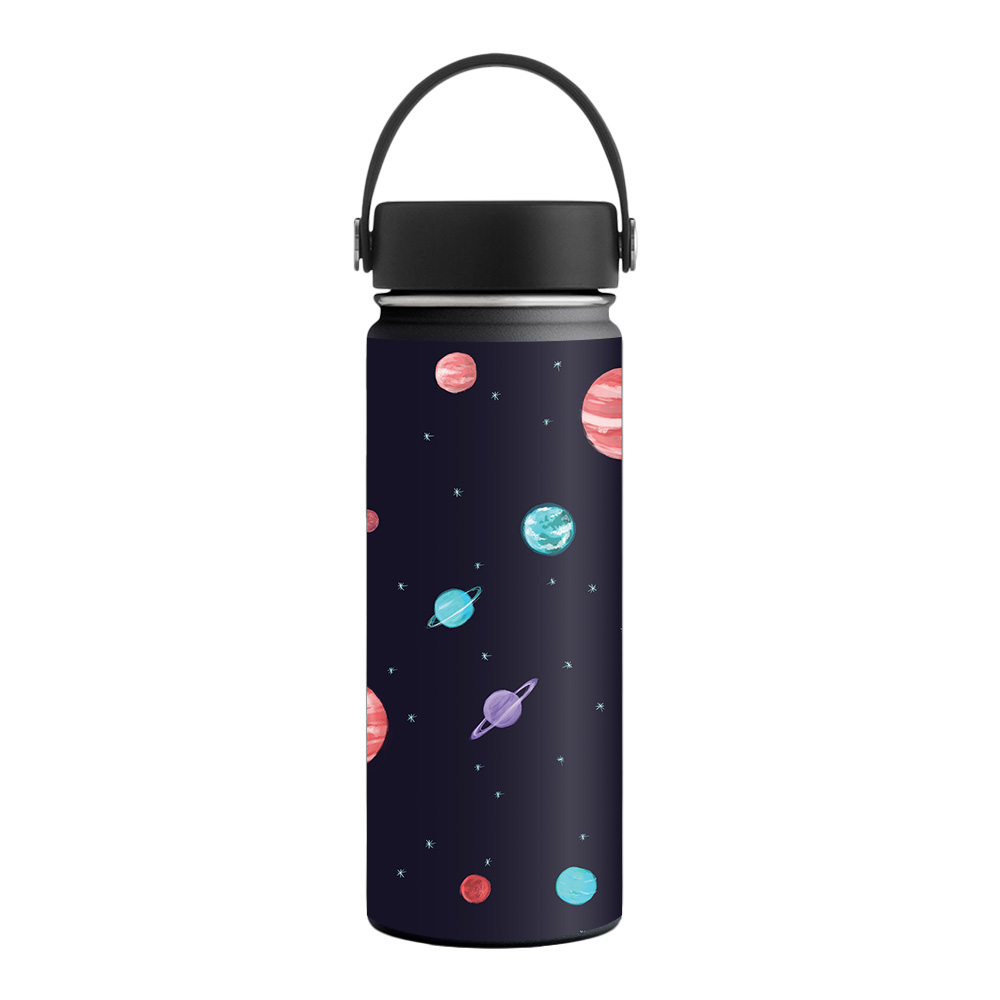 Picture of MightySkins HFWI18-Bright Night Sky Skin for Hydro Flask 18 oz Wide Mouth - Bright Night Sky