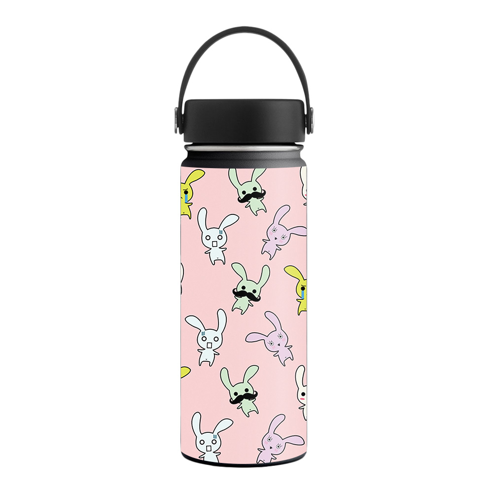 Picture of MightySkins HFWI18-Bunny Bunches Skin for Hydro Flask 18 oz Wide Mouth - Bunny Bunches