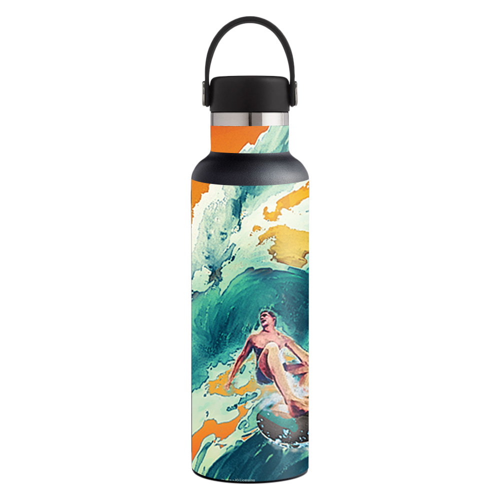 Picture of MightySkins HFST21-Acid Surf Skin for Hydro Flask 21 oz Standard Mouth - Acid Surf