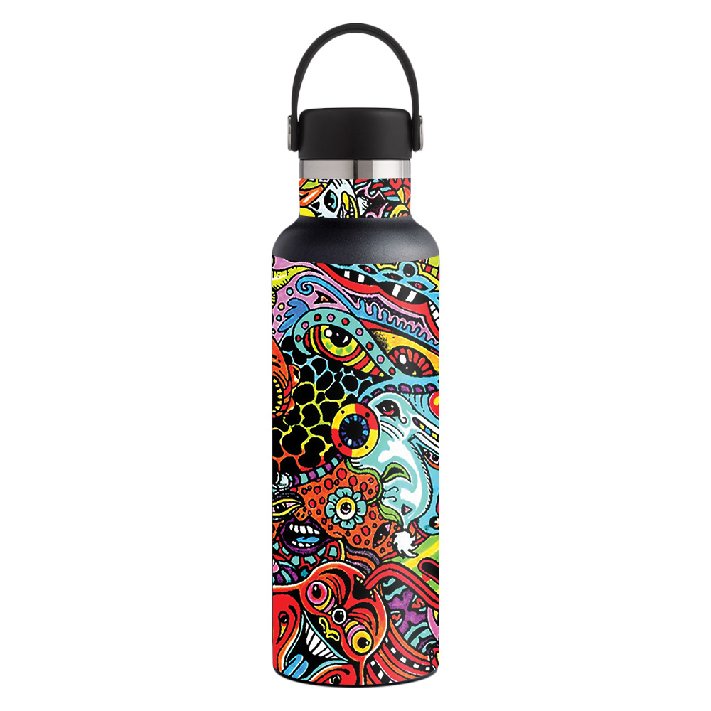 Picture of MightySkins HFST21-Acid Trippy Skin for Hydro Flask 21 oz Standard Mouth - Acid Trippy