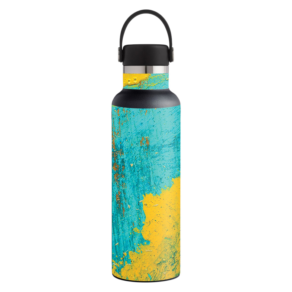 Picture of MightySkins HFST21-Acrylic Blue Skin for Hydro Flask 21 oz Standard Mouth - Acrylic Blue