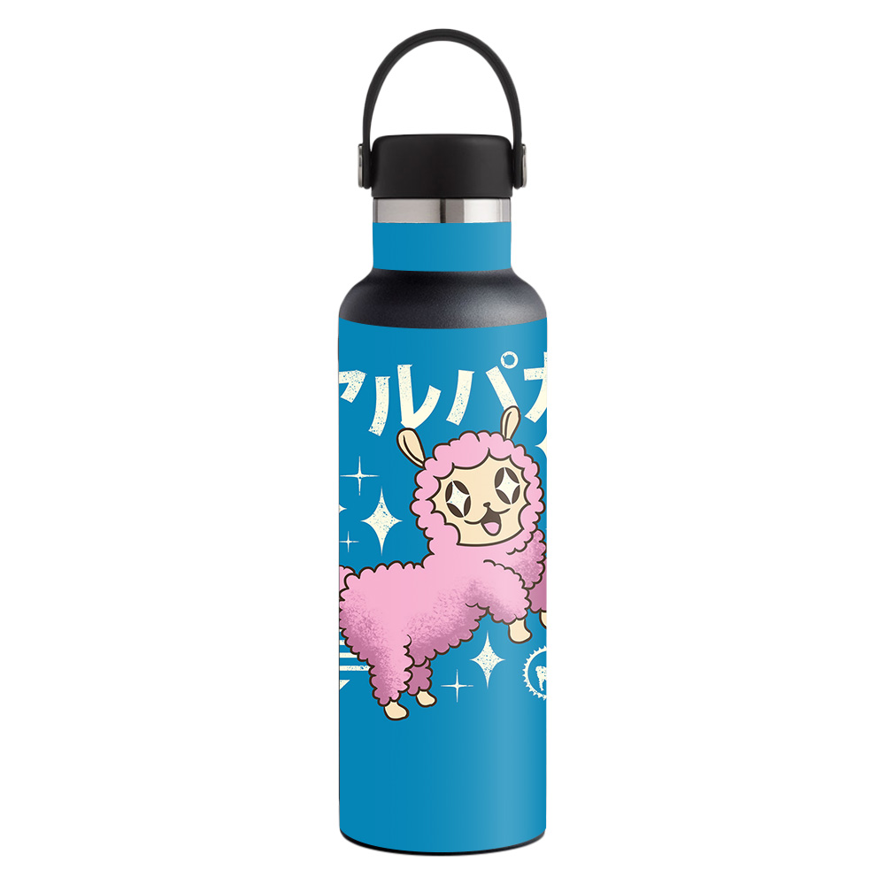 Picture of MightySkins HFST21-Alpaca Kawaii Skin for Hydro Flask 21 oz Standard Mouth - Alpaca Kawaii