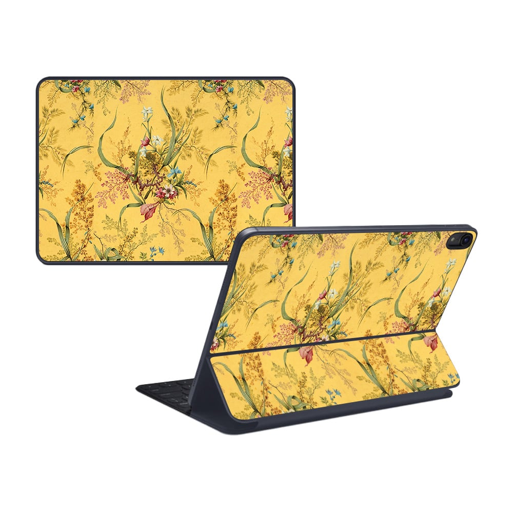 APIPSK1118-Yellow Marble End Skin for Apple iPad Pro Smart Keyboard 11 in. 2018 - Yellow Marble End -  MightySkins