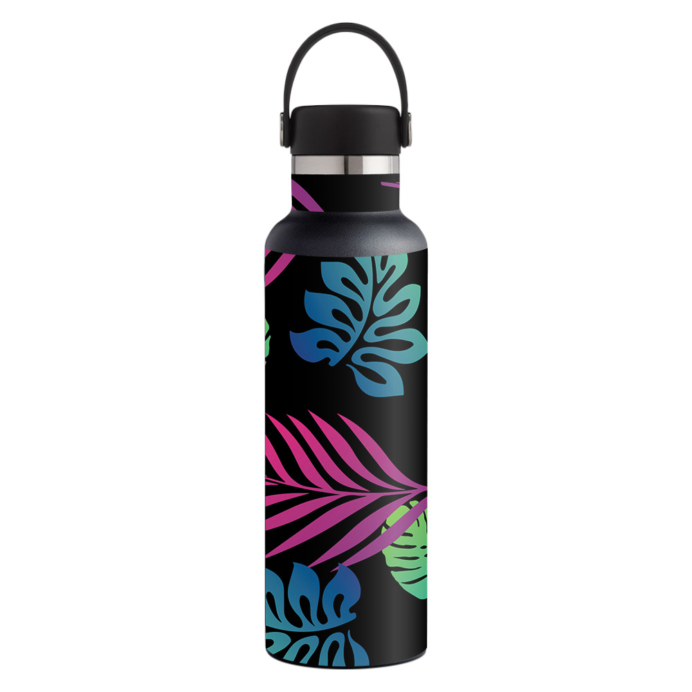 Picture of MightySkins HFST21-Neon Tropics Skin for Hydro Flask 21 oz Standard Mouth - Neon Tropics