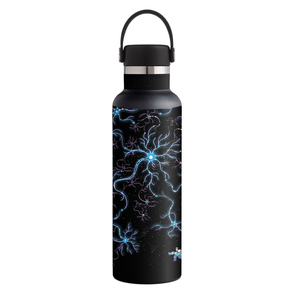 Picture of MightySkins HFST21-Neuron Galaxy Skin for Hydro Flask 21 oz Standard Mouth - Neuron Galaxy