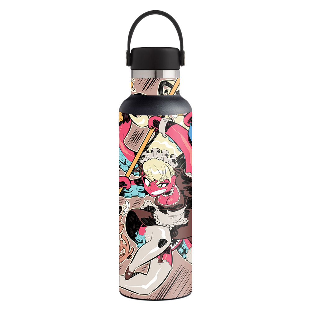 Picture of MightySkins HFST21-Octomaid Skin for Hydro Flask 21 oz Standard Mouth - Octomaid