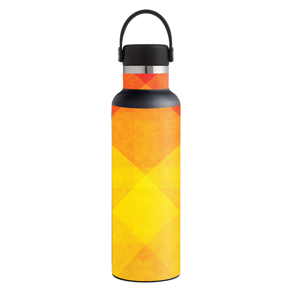 Picture of MightySkins HFST21-Orange Texture Skin for Hydro Flask 21 oz Standard Mouth - Orange Texture