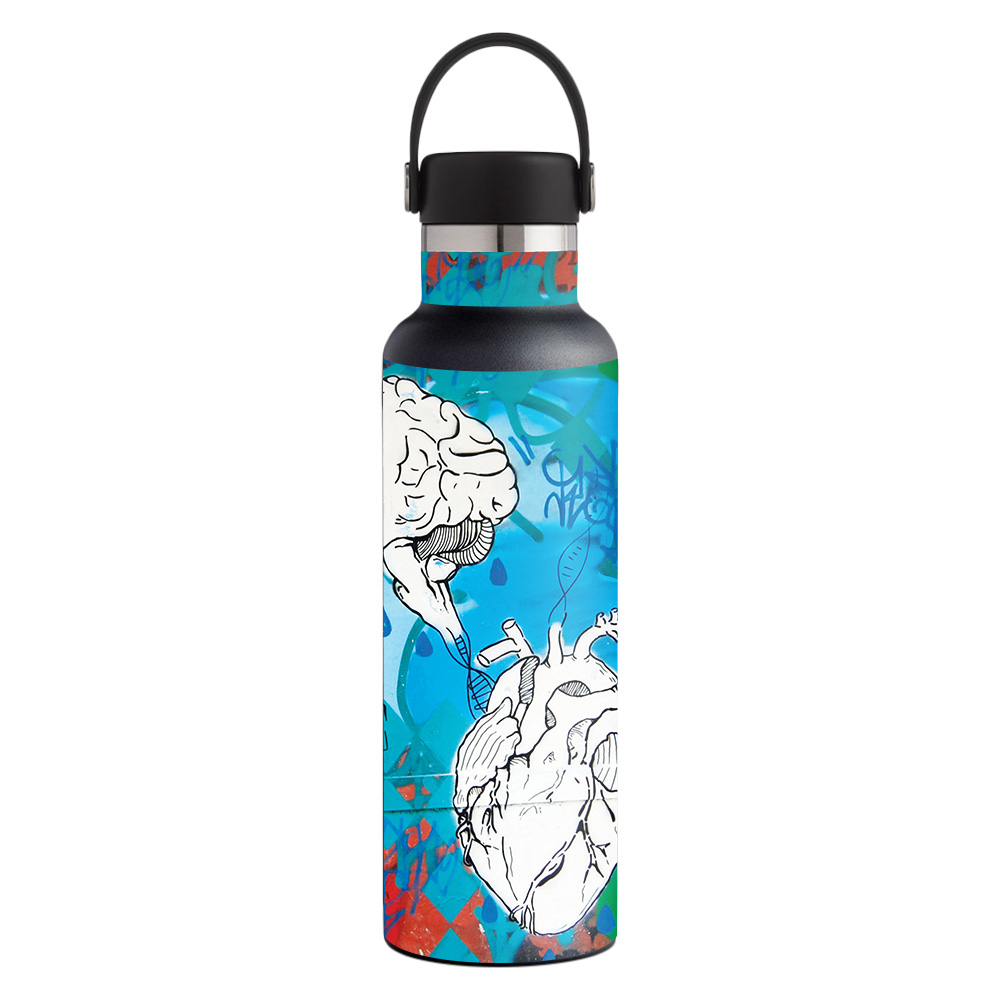 Picture of MightySkins HFST21-Organ Graffiti Skin for Hydro Flask 21 oz Standard Mouth - Organ Graffiti