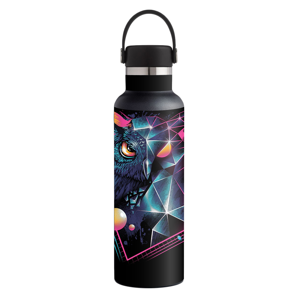 Picture of MightySkins HFST21-Outrageous Owl Skin for Hydro Flask 21 oz Standard Mouth - Outrageous Owl