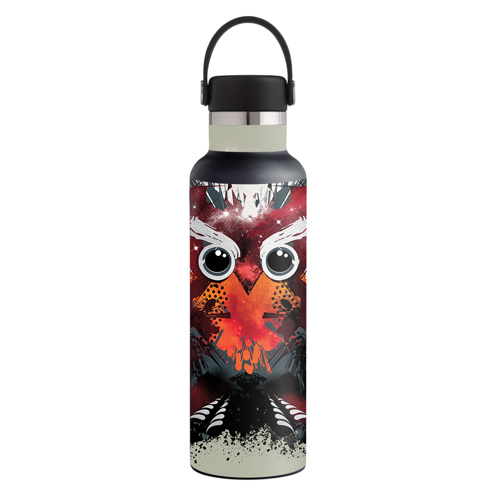 Picture of MightySkins HFST21-Owl Universe Skin for Hydro Flask 21 oz Standard Mouth - Owl Universe