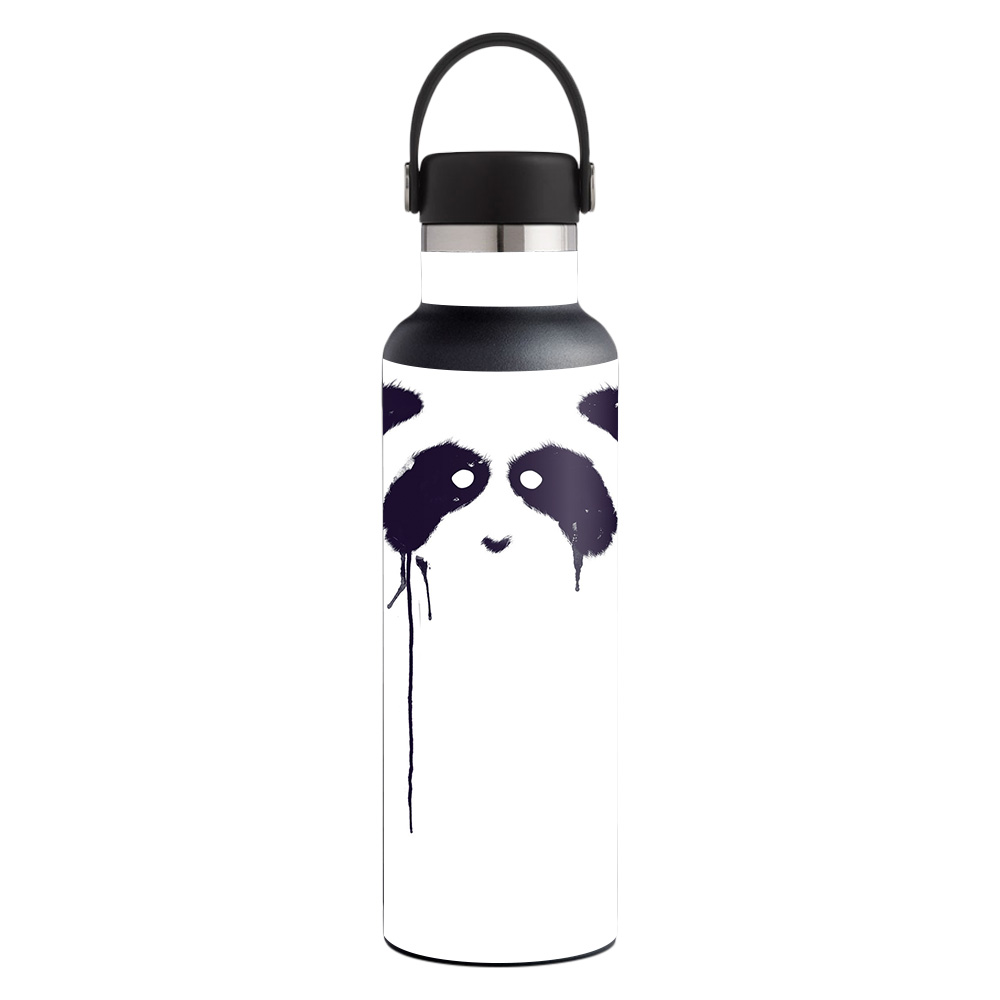 Picture of MightySkins HFST21-Panda Paint Skin for Hydro Flask 21 oz Standard Mouth - Panda Paint