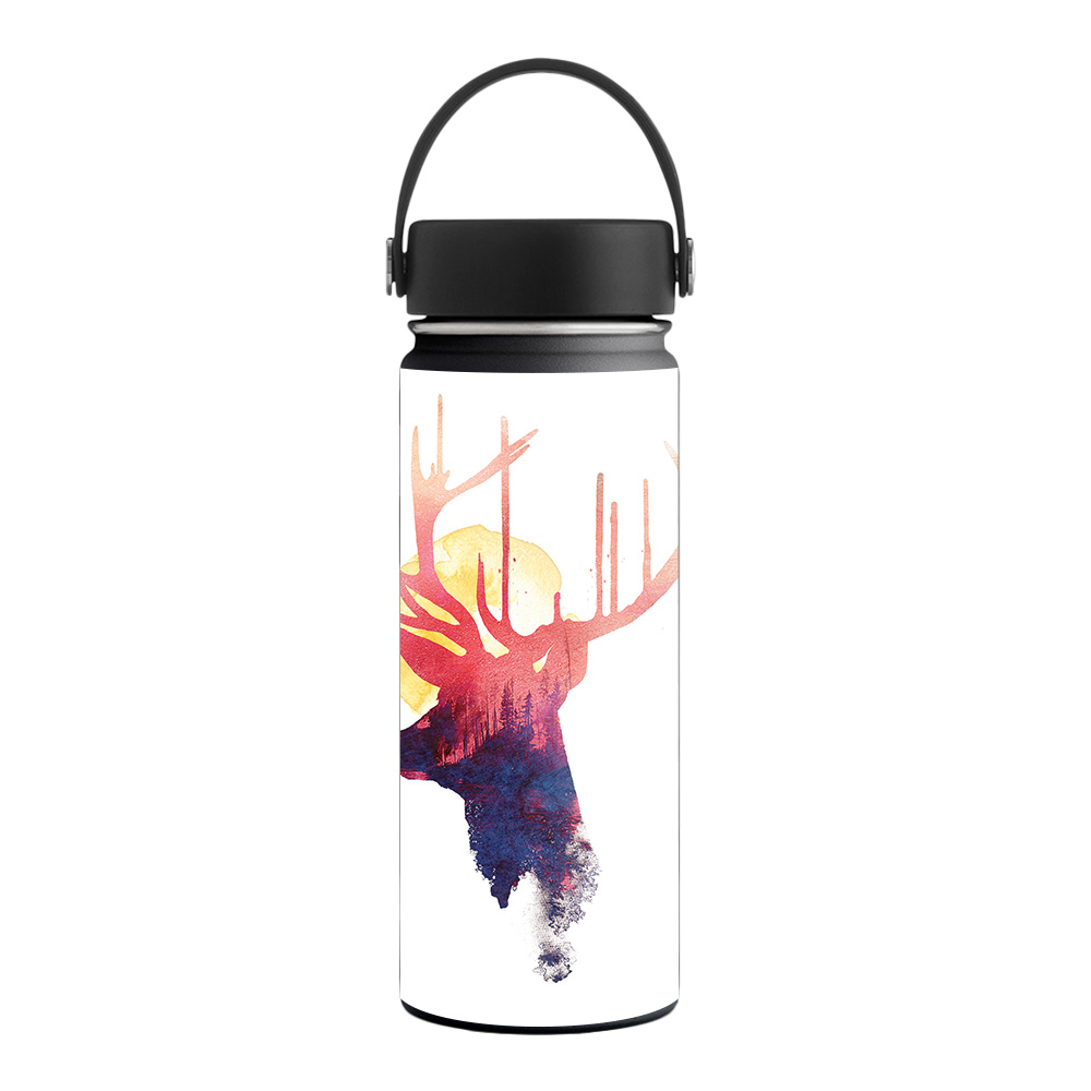 Picture of MightySkins HFWI18-Burning Sun Skin for Hydro Flask 18 oz Wide Mouth - Burning Sun