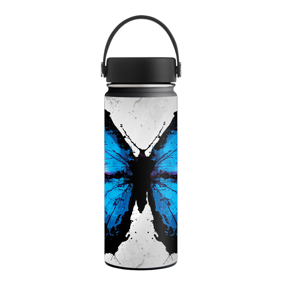 Picture of MightySkins HFWI18-Butterfly Splash Skin for Hydro Flask 18 oz Wide Mouth - Butterfly Splash