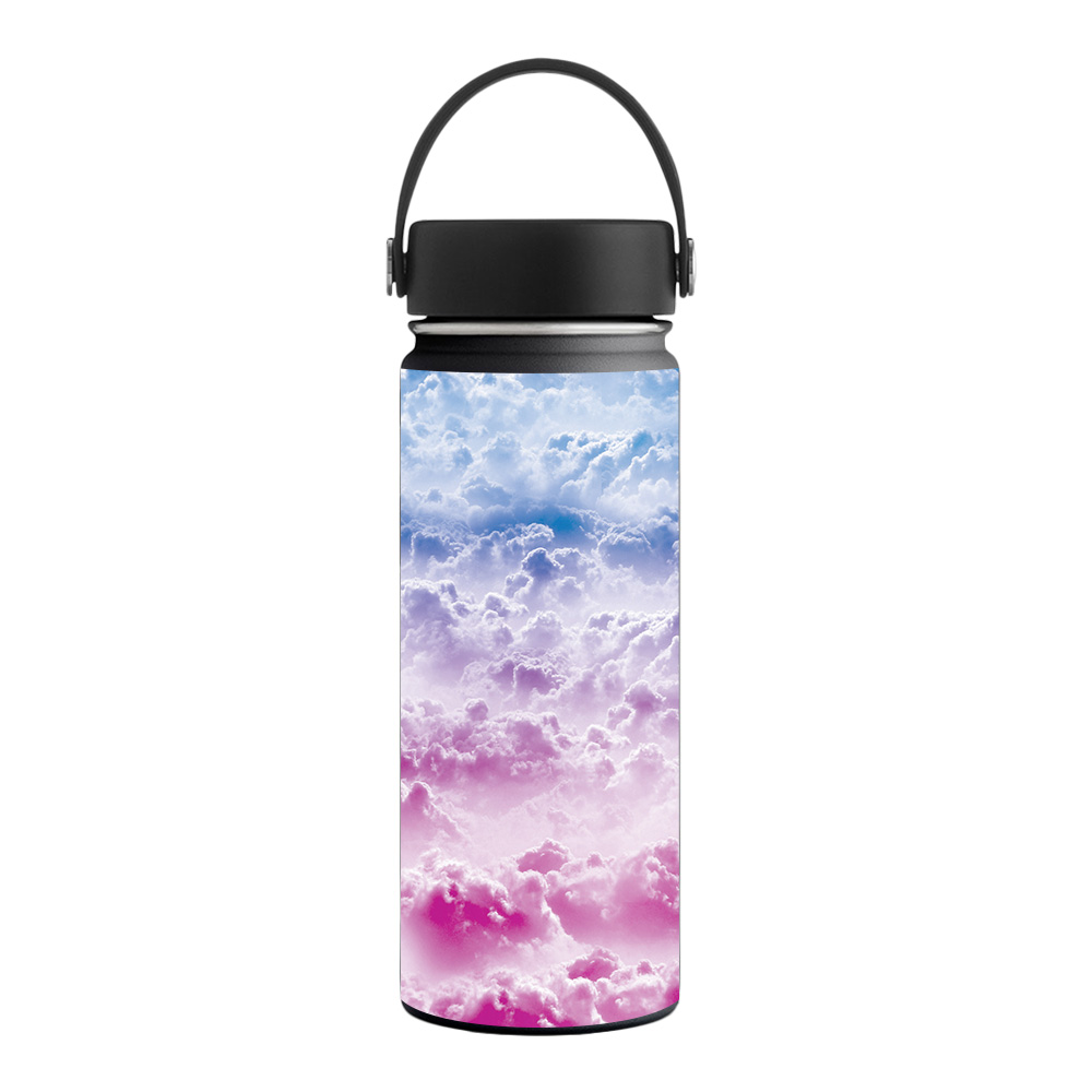 Picture of MightySkins HFWI18-Candy Clouds Skin for Hydro Flask 18 oz Wide Mouth - Candy Clouds