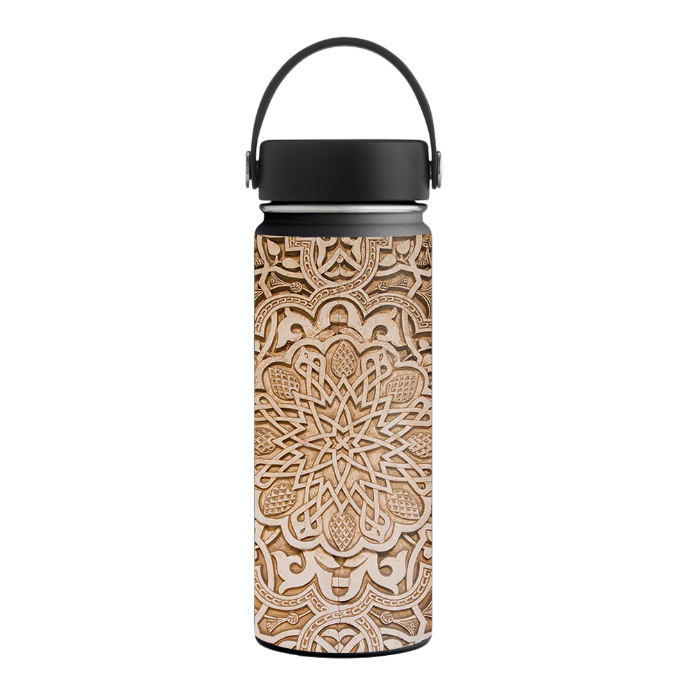 Picture of MightySkins HFWI18-Carved Skin for Hydro Flask 18 oz Wide Mouth - Carved